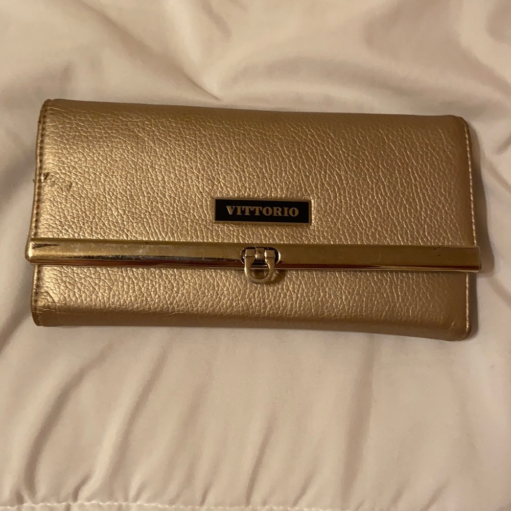 Gold Vittorio wallet